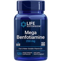 Mega Benfotiamine 250 mg, 120 Vegetarian Capsules, Life Extension