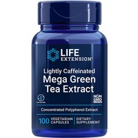 Mega Green Tea Extract - Lightly Caffeinated, 100 Vegetarian Capsules, Life Extension