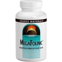 MegaFolinic Folic Acid 800 mcg, Value Size, 240 Tablets, Source Naturals
