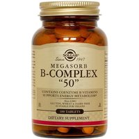 Megasorb B-Complex 50, 100 Tablets, Solgar