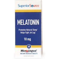 Melatonin 10 mg (with Camomile 1 mg), 100 Instant Dissolve Tablets, Superior Source