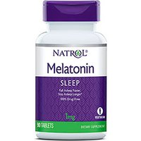 Melatonin 1 mg, 180 Tablets, Natrol