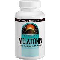 Melatonin 3 mg Veg Caps, 60 Vegetarian Capsules, Source Naturals