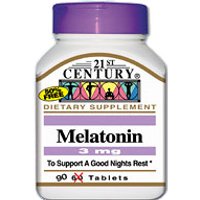 Melatonin 3 mg 90 Tablets, 21st Century Health Care