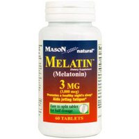 Melatonin 3 mg Scored Tablets, 60 Tablets, Mason Natural