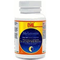Melatonin 3 mg, 100 Tablets, Bill Natural Sources