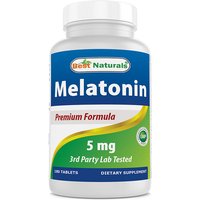Melatonin 5 mg, 180 Tablets, Best Naturals
