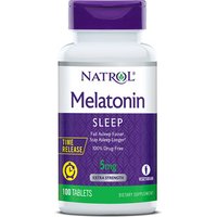 Melatonin 5 mg Time Release, Sleep Support, 100 Tablets, Natrol