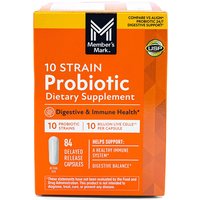 Members Mark 10 Strain Probiotic, 84 Capsules