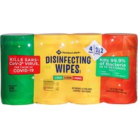 Members Mark Disinfecting Wipes, Variety Pack, 78 Wipes x 4 Canisters