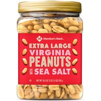 Members Mark Extra Large Virginia Peanuts with Sea Salt, 34.5 oz (978 g)