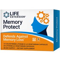 Memory Protect, 12 Colostrinin-Lithium (C-Li) Capsules & 24 Lithium (Li) Capsules, Life Extension