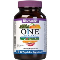 Mens One Whole Food Based Multiple, 30 Vegetable Capsules, Bluebonnet Nutrition
