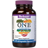 Mens One Whole Food Based Multiple, 60 Vegetable Capsules, Bluebonnet Nutrition