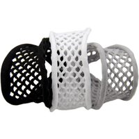 Mesh Hair Elastic - Paris - Assorted (Black, White, Grey), 3 ct Per Card, DiPrima Beauty