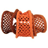 Mesh Hair Elastic - Paris - Assorted (Tan, Cafe, Mocha), 3 ct Per Card, DiPrima Beauty