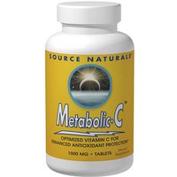 Metabolic C 1000 mg Tabs, Value Size, 200 Tablets, Source Naturals