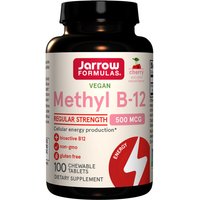 Methyl B-12, Methylcobalamin 500 mcg - Cherry, 100 Vegetarian Lozenges, Jarrow Formulas