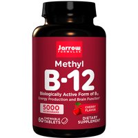 Methyl B-12, Methylcobalamin 5000 mcg 60 lozenges, Jarrow Formulas