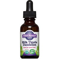 Milk Thistle Dandelion Liquid Extract, Organic, 1 oz, Oregons Wild Harvest