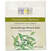 Mineral Bath Salt Eucalyptus Harvest, 2.5 oz Packet, Aura Cacia