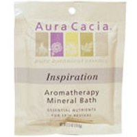 Mineral Bath Inspiration, Aromatherapy Mineral Bath Salt, 2.5 oz Packet, Aura Cacia