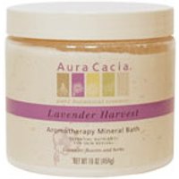 Mineral Bath Lavender Harvest, Aromatherapy Mineral Bath Salt, 16 oz from Aura Cacia