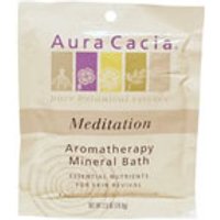 Mineral Bath Meditation, Aromatherapy Mineral Bath Salt, 2.5 oz Packet, Aura Cacia