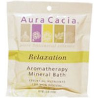 Mineral Bath Relaxation, Aromatherapy Mineral Bath Salt, 2.5 oz Packet, Aura Cacia