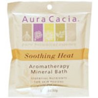 Mineral Bath Soothing Heat, Aromatherapy Mineral Bath Salt, 2.5 oz Packet, Aura Cacia