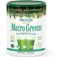 Macro Greens 30 oz powder (3 1/2 month supply), MacroLife Naturals