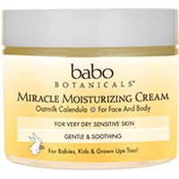 Miracle Moisturizing Cream, Oatmilk Calendula, 2 oz, Babo Botanicals