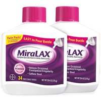 MiraLAX Laxative Powder for Solution, 578 g x 2 Bottles (68 Doses)