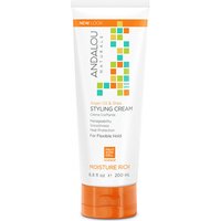 Argan Oil & Shea Moisture Rich Hair Styling Cream, 6.8 oz, Andalou Naturals