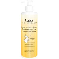 Moisturizing Baby Shampoo & Wash Family Size, Oatmilk Calendula, 16 oz, Babo Botanicals