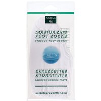 Moisturizing Foot Socks Solid Color-White 1 pair from Earth Therapeutics