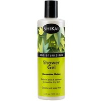 Moisturizing Shower Gel, Cucumber Melon, 12 oz, ShiKai