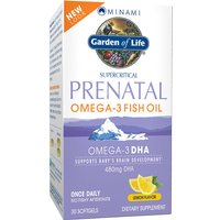 Minami Prenatal, Omega-3 Fish Oil, Lemon Flavor, 30 Softgels, Garden of Life