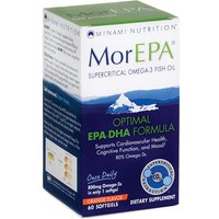 MorEPA, Optimal EPA-DHA Formula - Orange Flavor, 60 Softgels, Minami Nutrition
