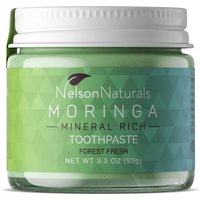 Moringa Mineral Rich Toothpaste, Forest Fresh, 3.3 oz (93 g), Nelson Naturals