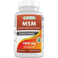 MSM 1000 mg, 180 Capsules, Best Naturals