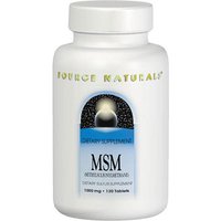 MSM (Methylsulfonylmethane) 1000mg 120 tabs from Source Naturals