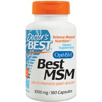 MSM 1000 mg with OptiMSM, 180 Capsules, Doctors Best