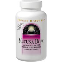 Mucuna Dopa 100mg, 120 Vegi Capsules, Source Naturals