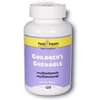 Multi Vitamin/Mineral Childrens Chewable 120 tabs, Thompson Nutritional Products