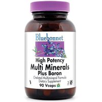Multi Minerals Plus Boron, With Iron, 90 Vcaps, Bluebonnet Nutrition