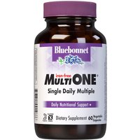 Multi One Formula, Single Daily Multivitamin & Multimineral, Iron Free, 60 Vegetable Capsules, Bluebonnet Nutrition