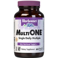 Multi One Formula, Single Daily Multivitamin & Multimineral, With Iron, 60 Vegetable Capsules, Bluebonnet Nutrition
