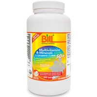 50+ Multivitamins & Minerals, 200 Tablets, Bill Natural Sources