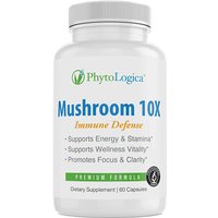 Mushroom 10X Formula, 60 Capsules, PhytoLogica